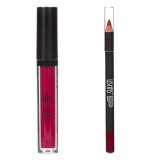 Luciu de Buze Mat &amp; Creion de Buze Classic Red Cherry 3.8ml