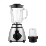 Blender electric WAINER KB03, 350W, Vas sticlă 1.5L, Accesoriu tocare, 3 trepte viteză + Pulse, Funcție zdrobire gheață, Protecție supraincalzire