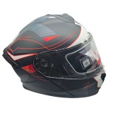 Cumpara ieftin Casca Moto Flip UP Remo Helmets, Ochelari Soare Integrati, Ventilatie Dinamica, Captuseala Detasabila, Design Ergonomic, Model King, Marimea L