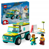 LEGO City - Ambulanta de urgenta si snowboarder (60403) | LEGO