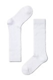 Șosete lungi 3/4 copii cu model, Conte Miss 025 - Alb, 21-23 (14)