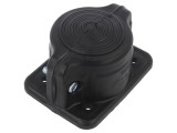 Manșon negru IP55 8-67mm 1 orificiu