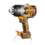 Filetanta cheie cu Impact 20V 3/4" 1750Nm Brushless, cu 3 Tubulare, fara acumulator INGCO CIWLI201751