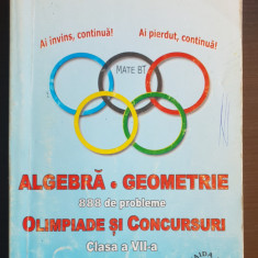 888 de probleme olimpiade Algebră * Geometrie, clasa a VII-a - Artur Bălăucă