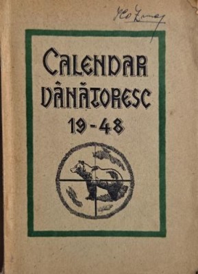 Calendar vanatoresc 1948 foto