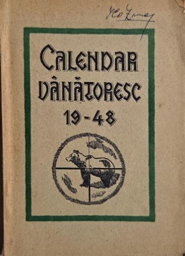 Calendar vanatoresc 1948