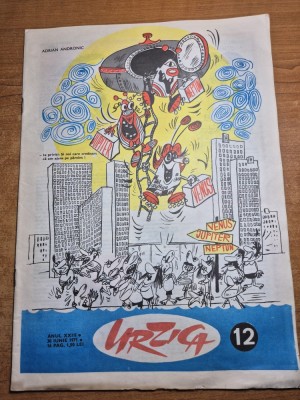 revista umoristica - urzica - 30 iunie 1971 foto