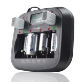 Incarcator universal pentru 6 acumulatori AA/AAA/C/D/9V, NC900U, Oem