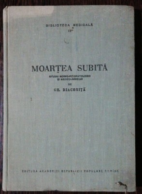 MOARTEA SUBITA - GH.DIACONITA foto