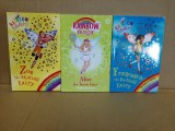 3 vol. Rainbow Magic (Limba engleza): Francesca the Football Fairy, Zoe the Skating Fairy, Alice the Tennis Fairy (The Sporty Fairies)