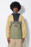 Napapijri geaca Rainforest Wb Pkt V2 barbati, culoarea verde, de tranzitie, NP0A4HX6MF71