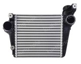 Intercooler Porsche Macan 13-, motor: 3.0 V6 T, intercooler dreapta, 282x285x62, OEM/OES (Mahle), Aluminiu/ Plastic brazat, 95B145804D; 95B145804F