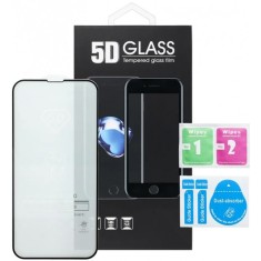 Folie de protectie Ecran OEM pentru Motorola Edge 60 Fusion, Sticla Securizata, Full Glue, 5D, Neagra
