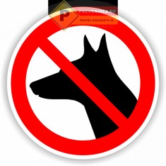 Etichete interzis cu animale de companie foto