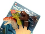Set figurine dinozauri pentru deget, plastic, 5 bucati set
