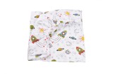 Cearsaf patut 120x60 cm bumbac 100% model rachete