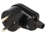 Conector alimentare AC 230V 16A negru