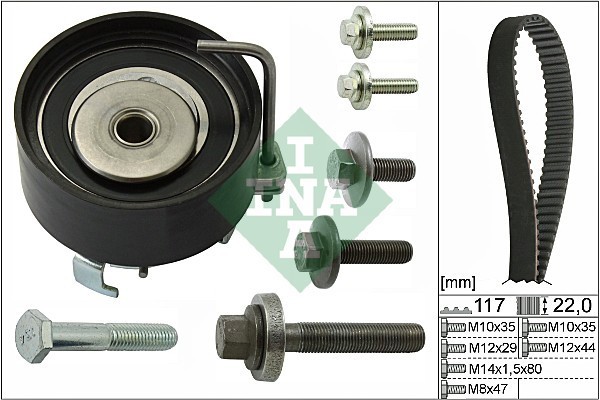 INA 530 0495 10 Set curea de distributie