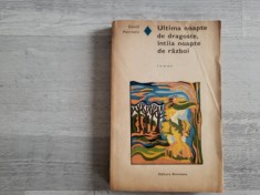 Ultima noapte de dragoste,intaia noapte de razboi de Camil Petrescu foto