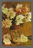 CPIB 17395 CARTE POSTALA - STEFAN LUCHIAN . CRIZANTEME