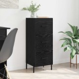vidaXL Bufet cu sertar Stejar negru 34 x 34.5 x 90 cm Lemn compozit 881569