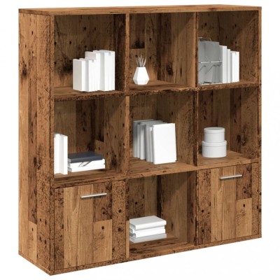 vidaXL Bibliotecă, lemn vechi, 98x29x97,5 cm, lemn prelucrat foto