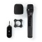 Microfon wireless Nedis 20 de canale 10 ore autonomie receptor negru