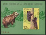 Romania 1980 - Fauna , Anul European al Ocrotirii Naturii , colita nedantelata . MNH