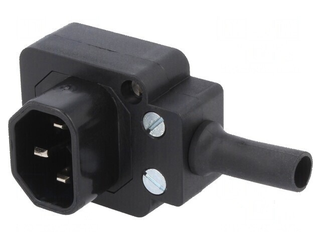 Conector alimentare AC 10A 250VAC IEC 60320 mufă tată