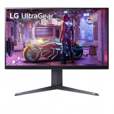 Monitor 31.5" LG 32GQ850-B, QHD 2560* 1440, 16:9, IPS, 1.000:1, 450 cd/mp, 1 ms, 178/ 178, HDR 10, DisplayHDR 600, Flicker Safe, AMD FreeSync,G-SYNC C