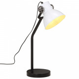 Lampa de birou 25 W, alb, 17x17x60 cm, E27 GartenMobel Dekor, vidaXL
