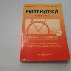 Matematica clasa a XI-a. Exercitii si probleme- Marius Burtea, Georgeta Burtea