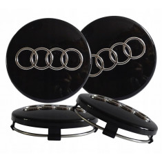 Plăcuțe de emblemă Audi negru 60mm 4B0601170 4buc