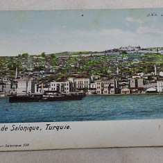 SOUVENIR de SALONIQUE, TURQUIE Carte Postala din anul 1910 - vedere panorama