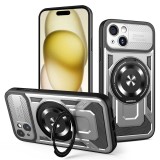 Husa iPhone 15 Plus Asteroid GSM RuggedCam, gri