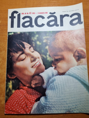 flacara 8 octombrie 1966-ceausescu la sarbatorea recoltei piata obor,vama veche foto