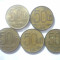 SET 5 Monede 50 LEI 1991 1992 1993 1994 1995 , bronz , cal. F.Buna