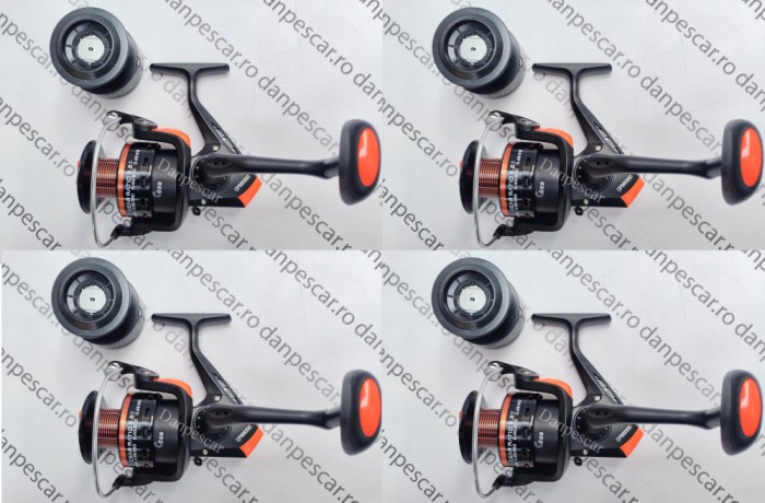 SET 4 Mulinete FL QFB6000 6 rulmenti pentru crap si DIVERSE CULORI