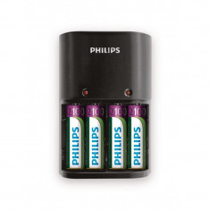 Incarcator baterii philips1/4 x aa/aaa 170/80 ma 220/240v 4 x aa 2100(incluse) foto