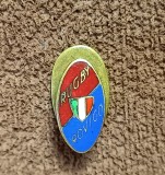 Insigna (model vechi cu talpa-fabricant Bertoni) Rugby - RUGBY ROVIGO (ITALIA)