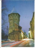 (A)carte postala-SIBIU-Turnurile de aparare ale cetatii