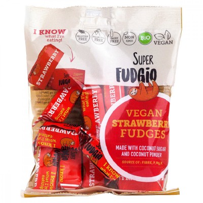 Caramele eco - aroma capsuni 150g Super Fudgio foto