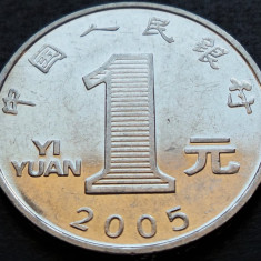 Moneda 1 Yi Yuan - CHINA, anul 2005 * cod 4135 B