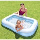 Cumpara ieftin Piscina dreptunghiulara pentru copii, 166x100x25 cm, polivinil, multicolor