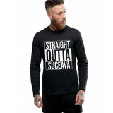 Bluza barbati neagra - Straight Outta Suceava - L