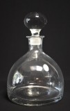 Decantor pentru whisky și coniac - sticlă Lilienthal Mundgeblasen (realizată manual de un meșter sticlar) atelier Germania anii 1970