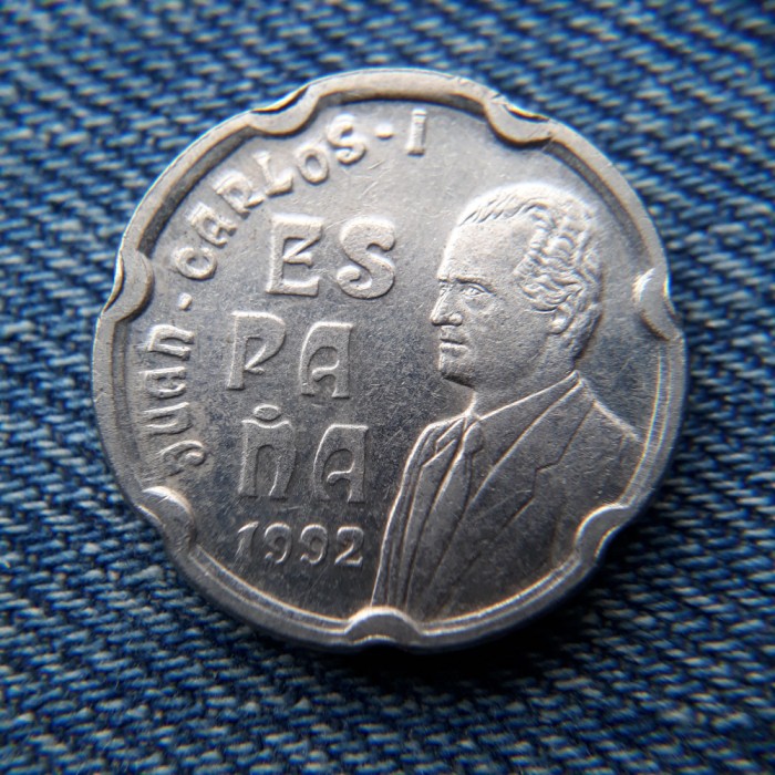 2m - 50 Pesetas 1992 Spania