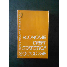 Economie, drept, statistica, sociologie volumul 3 (1966)