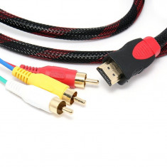 CABLU HDMI ? 3 RCA AUDIO AV 1.5M foto