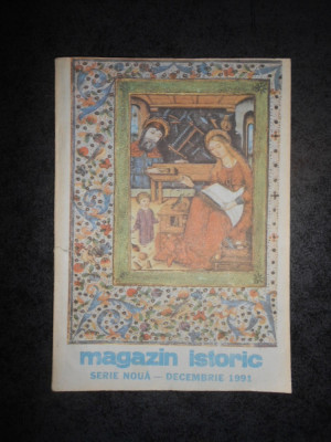 REVISTA MAGAZIN ISTORIC (Decembrie, 1991) foto